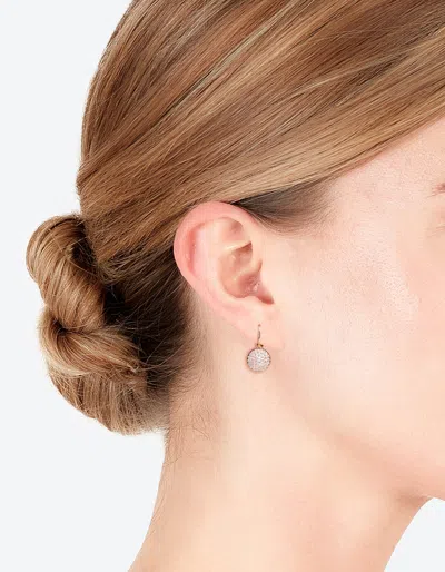Lovisa Gold Mini Sparkle Ball Drop Earrings In Orange