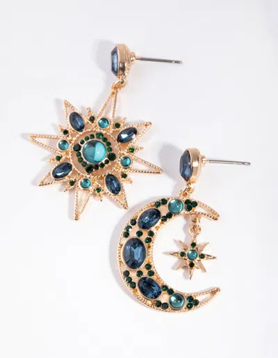 Lovisa Gold Mini Star & Moon Earrings