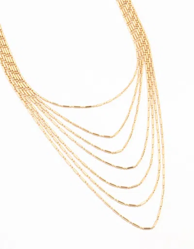 Lovisa Gold Multirow Necklace