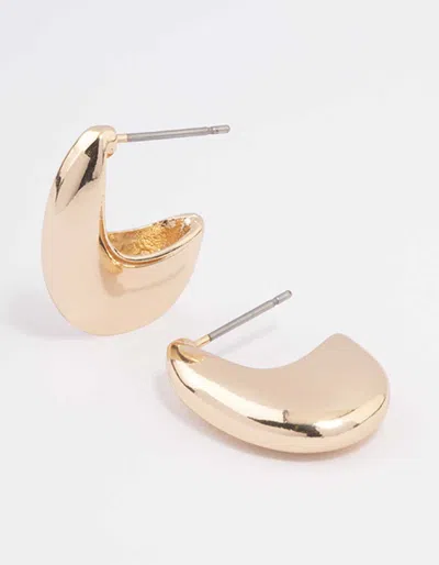 Lovisa Gold Pacman Basic Stud Earrings
