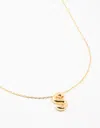 Lovisa Gold Plated Bubble S Letter Necklace