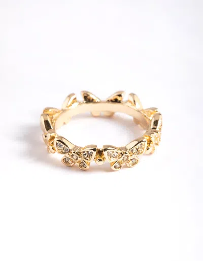 Lovisa Gold Plated Butterfly Band Ring