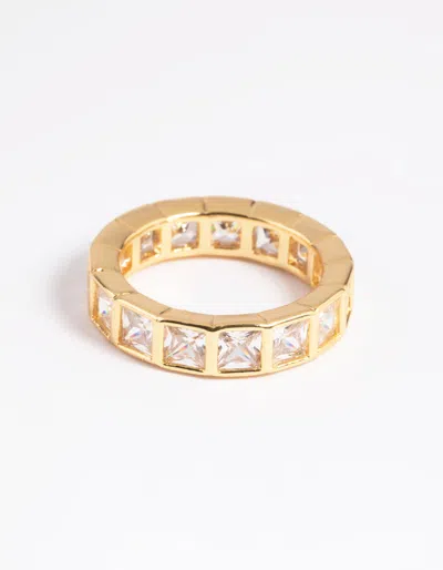 Lovisa Gold Plated Cubic Zirconia Band Ring