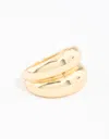 Lovisa Gold Plated Double Band Ring In Gold