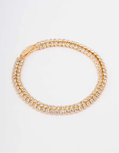 Lovisa Gold Plated Double Classic Tennis Bracelet
