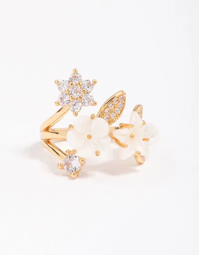 Lovisa Gold Plated Floral Bouquet Ring