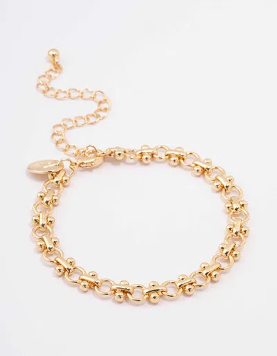 Lovisa Gold Plated Interlocking Chain Bracelet
