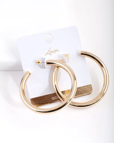 Lovisa Gold Plated Large Open Hoop Earrings