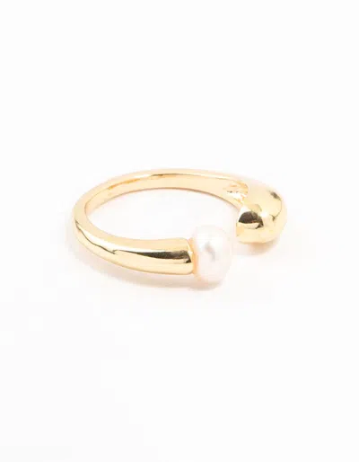 Lovisa Gold Plated Open Pearl Ring
