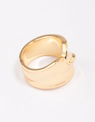 Lovisa Gold Plated Pressed Metal Band Ring