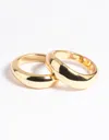 Lovisa Gold Plated Ring Set In Gold