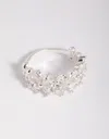 Lovisa Gold Plated Semi-precious Stone Ring Pack In Multi
