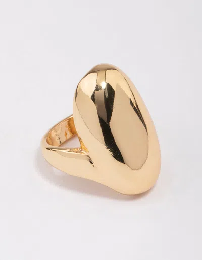 Lovisa Gold Plated Smooth Statement Oval Ring