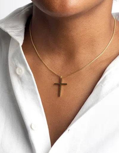 Lovisa Gold Plated Stainless Steel Cross Necklace