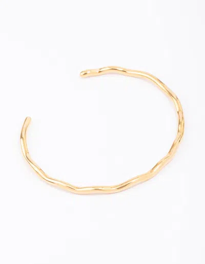 Lovisa Gold Plated Stainless Steel Mini Wave Wrist Cuff