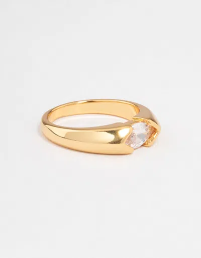 Lovisa Gold Plated Statement Marquise Ring