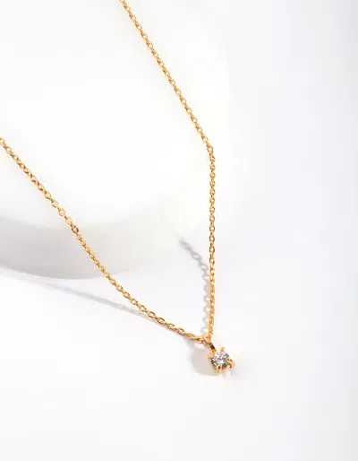 Lovisa Gold Plated Sterling Silver Baby Cubic Zirconia Necklace