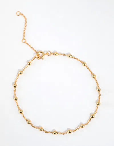 Lovisa Gold Plated Sterling Silver Ball Chain Bracelet Or Anklet