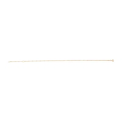 Lovisa Gold Plated Sterling Silver Bead Chain Anklet