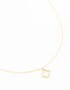 Lovisa Gold Plated Sterling Silver Cubic Zirconia Flower Pendant Necklace