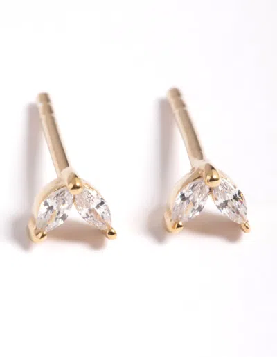 Lovisa Gold Plated Sterling Silver Dolphin Tale Stud Earrings