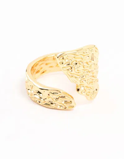 Lovisa Gold Plated Textured Metal Wrap Ring