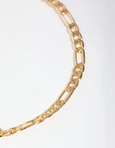 Lovisa Gold Plated Thin Figaro Chain Bracelet