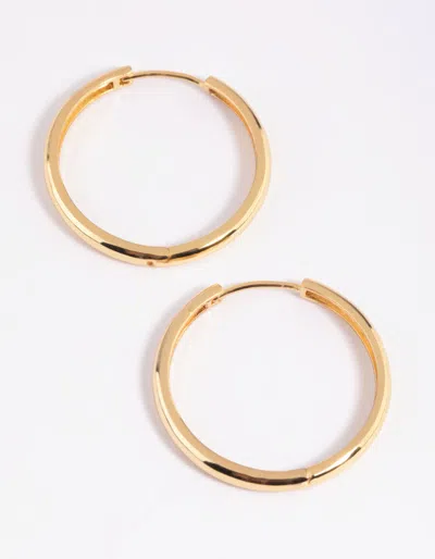 Lovisa Gold Plated Thin Huggie Hoop Earrings