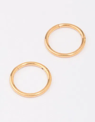 Lovisa Gold Plated Titanium Fine Sleeper Earrings
