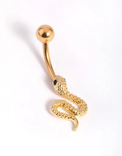 Lovisa Gold Plated Titanium Snake Belly Bar