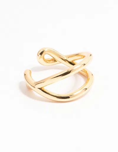 Lovisa Gold Plated Wavy Double Row Ring