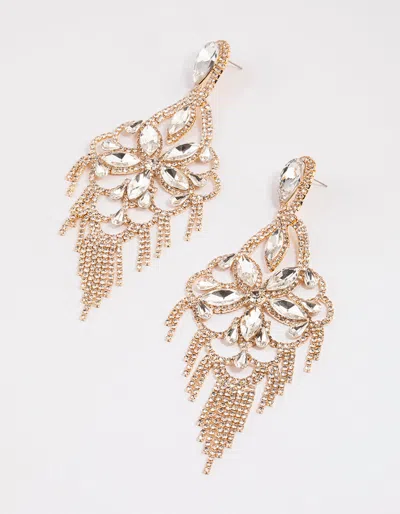 Lovisa Gold Statement Glam Drop Earrings