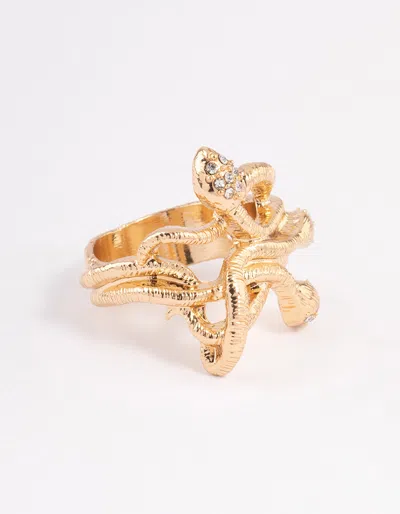 Lovisa Gold Twisted Snake Ring