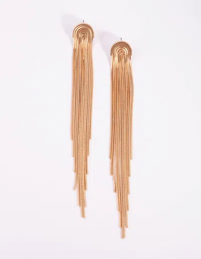 Lovisa Gold Waterfall Cupchain Earrings