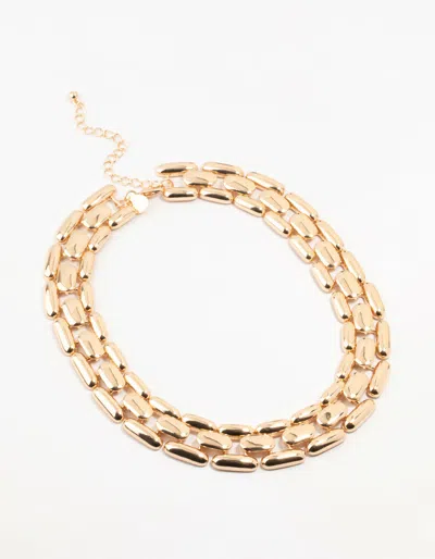 Lovisa Gold Woven Chain Gold Necklace