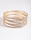 Lovisa Gold Zig Zag Open Cuff Bracelet I Modern And Trendy Design