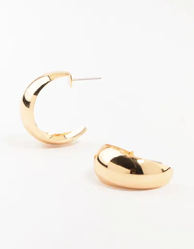 Lovisa Hollow Wide Gold Hoop Earrings