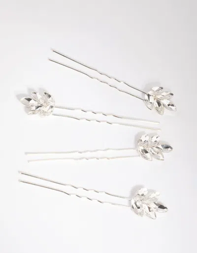 Lovisa Navette Diamante Hair Pin Pack In Multi