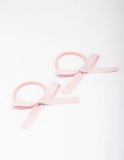 Lovisa Pink Mini Bow Hair Tie Pack