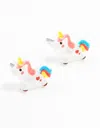 Lovisa Plastic Unicorn Stud Earrings In Multi