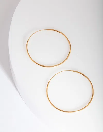 Lovisa Premium Gold-plated 925 Sterling Silver 40mm Hoop Earrings