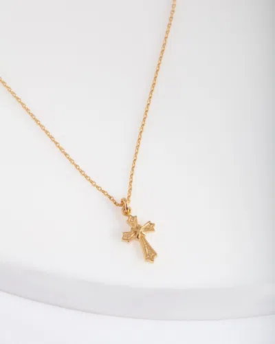 Lovisa Premium Gold-plated 925 Sterling Silver Cross Necklace
