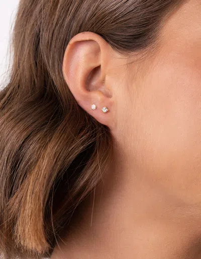 Lovisa Premium Gold-plated 925 Sterling Silver Cubic Zirconia Mix Earring Pack