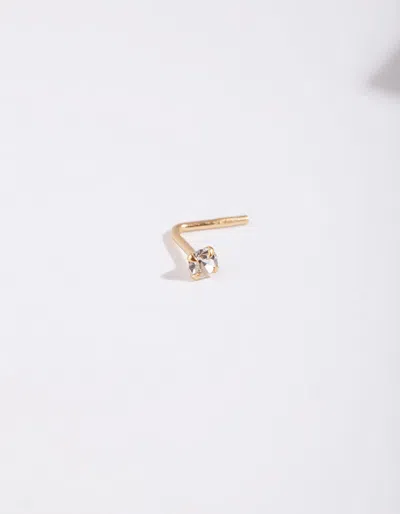 Lovisa Premium Gold-plated 925 Sterling Silver Fine Diamante Nose Stud