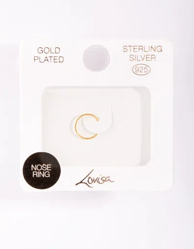 Lovisa Premium Gold-plated 925 Sterling Silver Fine Nose Ring