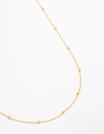 Lovisa Premium Gold Plated Sterling Classic Silver Ball Chain Necklace