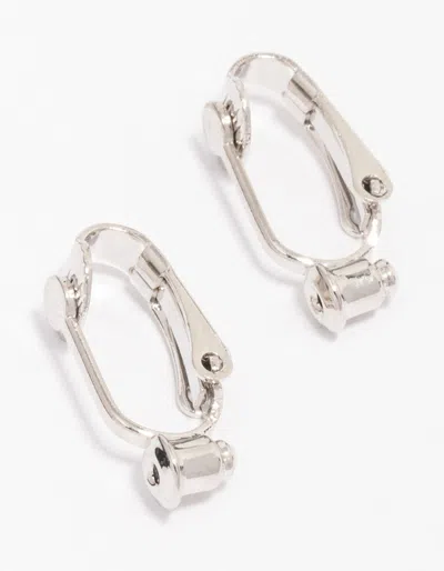 Lovisa Rhodium Clip On Stud Earring Converter In Silver