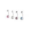 Lovisa Rhodium Mixed Metal Belly Bar 4 Pack In Multi