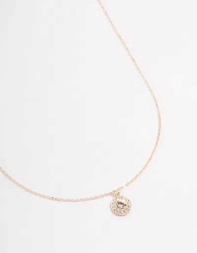 Lovisa Rose Gold Czech Crystal Necklace