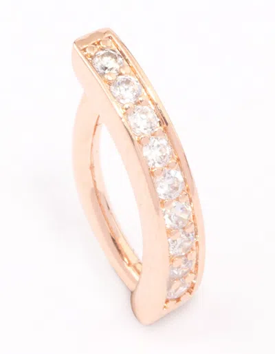 Lovisa Rose Gold Plated Surgical Steel Curved Belly Ring